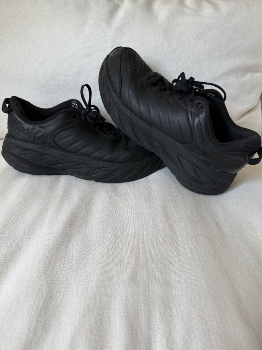 HOKA ONE ONE M Bondi SR Black Shoes Size 10
